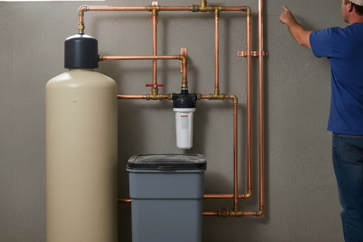 Whole-house water treatment system installed in Galveston